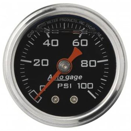 Overtime 2174 Auto Gage Fuel Pressure Gauge - 1.50 in. OV3615245